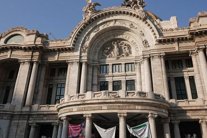 Palacio de Bellas Artes exterior near Museo Memoria y Tolerancia in Mexico City's Centro Histórico